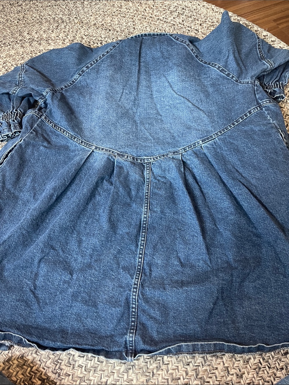 Denim Button-Front Jacket - Picture 5 of 8